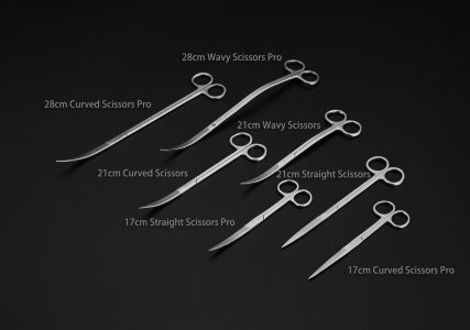 Chihiros Scissors Pro Series3 sizes 3 types17cm Straight-Curved Scissors Pro21cm Straight-Curv...jpg